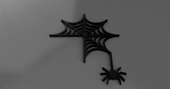 Halloween Spider Door Corner Decor