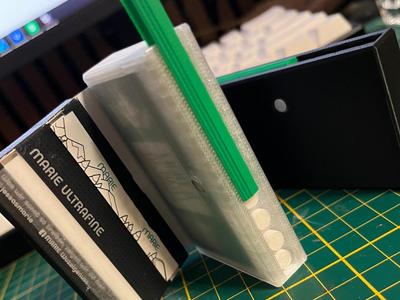 6mm Filtermagazine with paperclip and magnethole