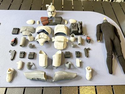 ARC Trooper Add on for Clone Trooper Armor OneSix OneSixth 12in