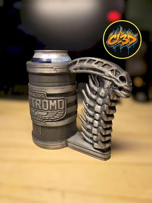 Nostromo Can Koozie with Xenomorph Handle