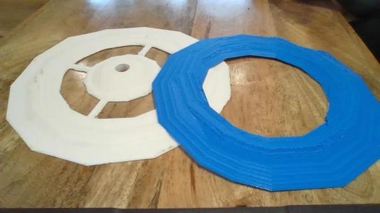 long distance 50m frisbees