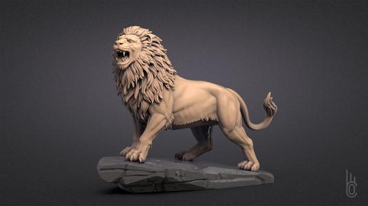 Growling Lion