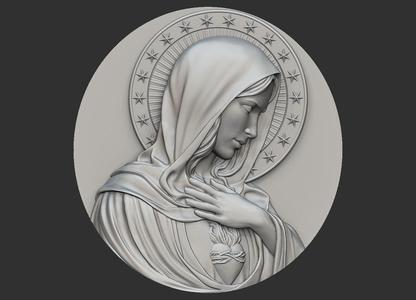 Virgin Mary Medallion no 2