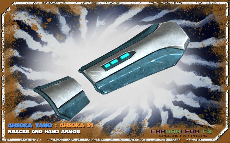 Ahsoka Tano Bracers n Hand Armor The Mandalorian Cosplay