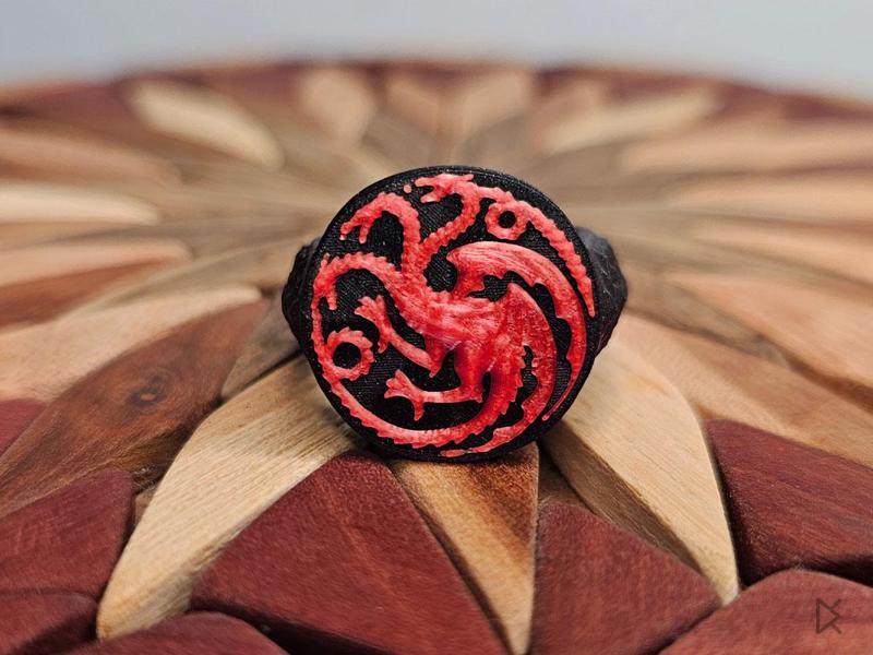 House Targaryen Ring Signet – Game of Thrones