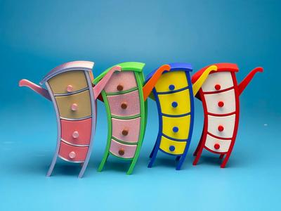 Da Fei—Crazy Cabinets Series No. 3: One Hundred Sets a Year