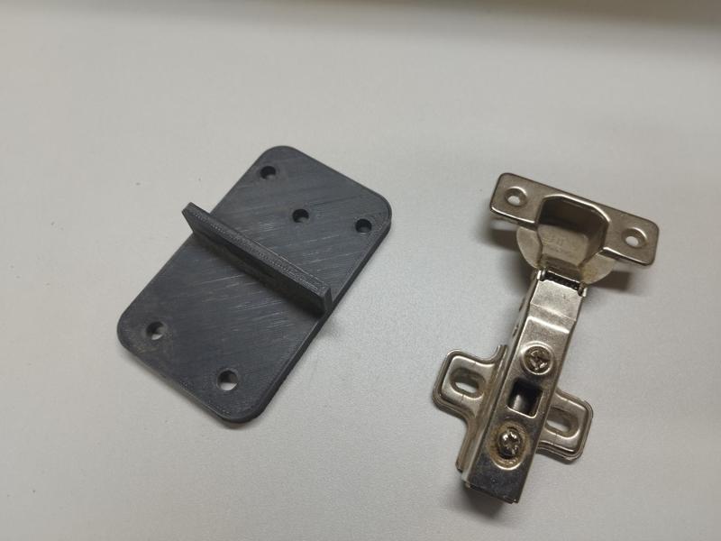 Drill jig for hinges