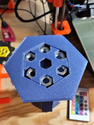 Nuts holder for Lego Vase counter weight