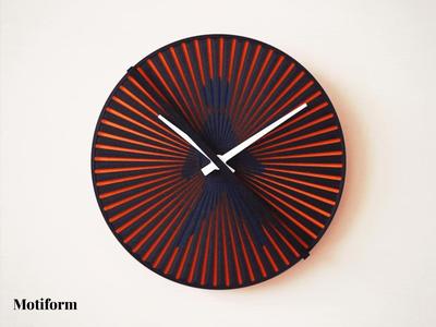 Human Walking Scanimation Clock Face