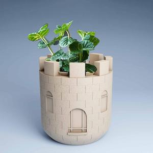 Plant pot with drainage 3D Printer STL file: instant download, gardening gift
