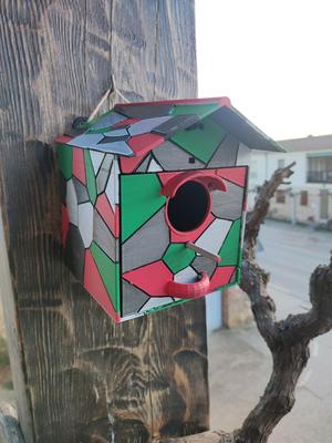 Bird house with drawer