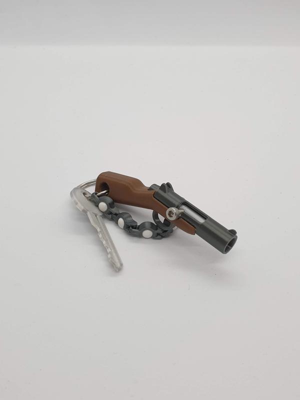Bolt Action Rifle Keychain