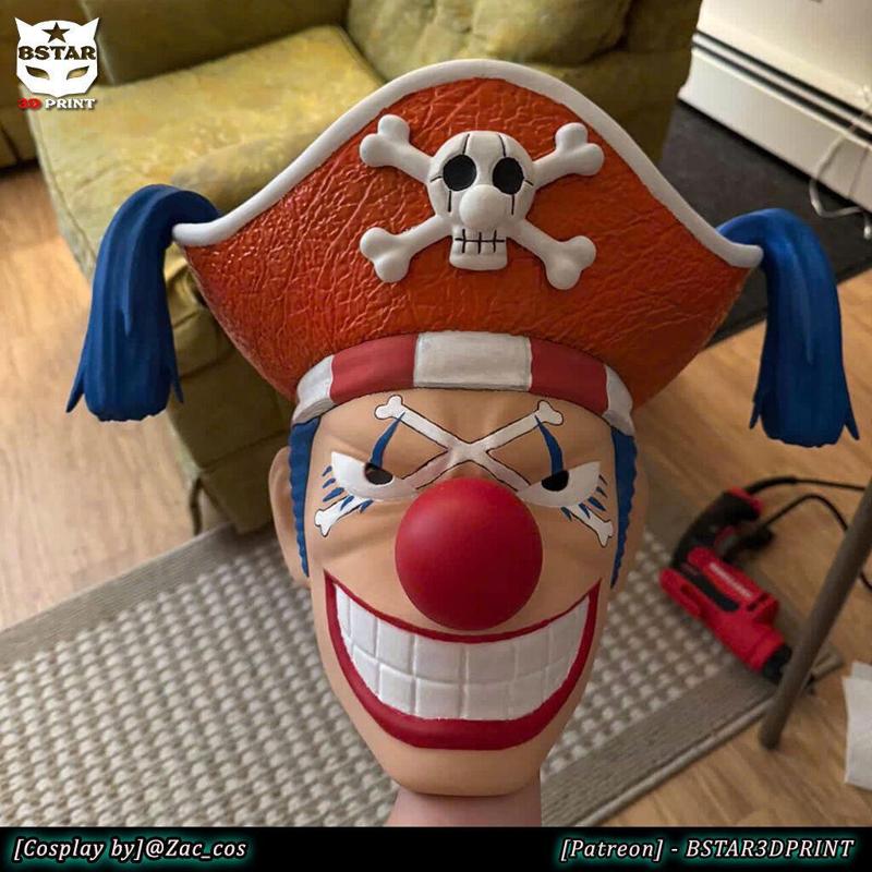 The Buggy Head Wearable – One Piece Anime Cosplay