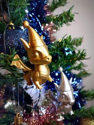 Cute baby dragon ornament