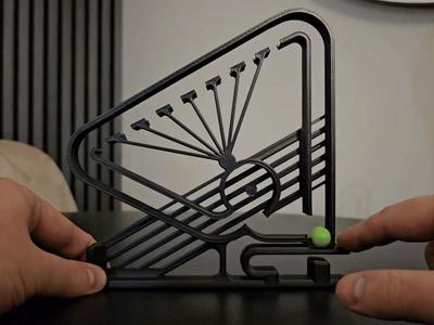 Print in place – Crazy Marble Fidget Desk Toy V3
