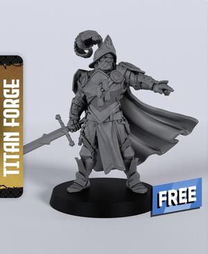 City Watch Sergeant – With Free Dragon  – 5e DnD Inspired for RPG and Wargamers