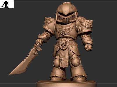Chibi Warhammar Fan Art 3d print