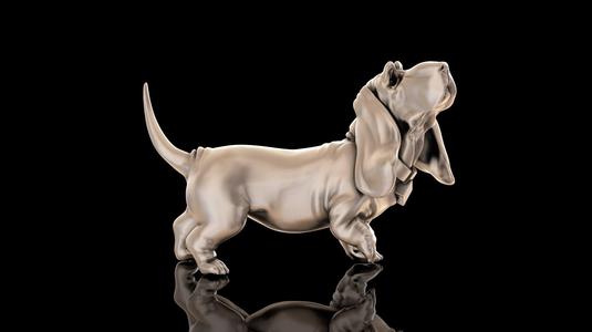 Basset Hound 3d print model
