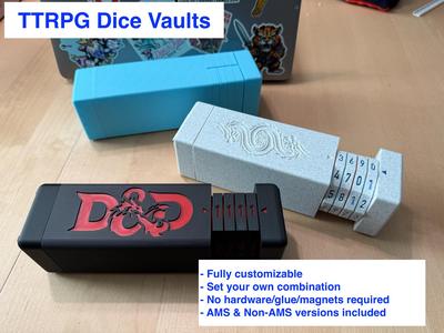 TTRPG Dice & Mini Vault - Fully Customizable