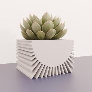 3d printing stl file idea planter pot for home decoration and interior