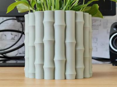 Bamboo Plant pot and Planter – Vase mode design