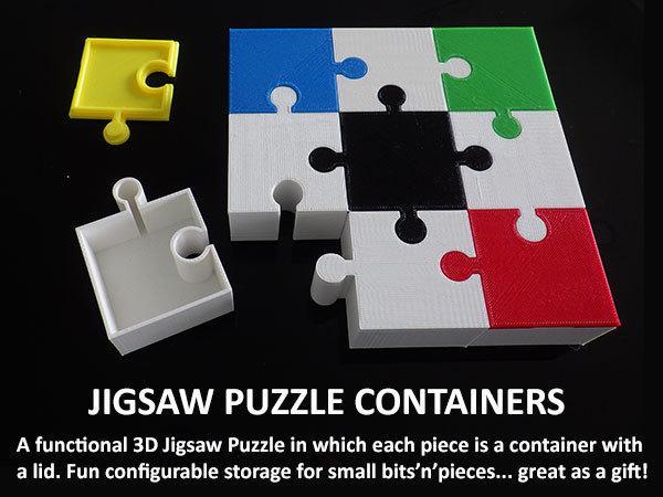 Jigsaw Puzzle Containers