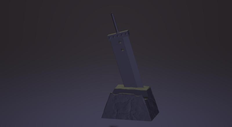Sword In The Stone Controller Stand – Buster Sword Edition