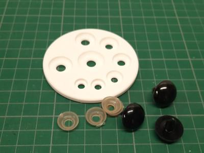 Doll Making:  Safety-Eye Backing Seating Tool