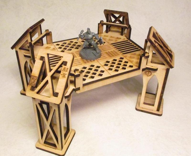 Level 1 medium octagonal building for 3mm laser cut MDF