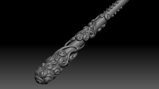 Bronze Cloud Staff – Black Myth Wukong weapon