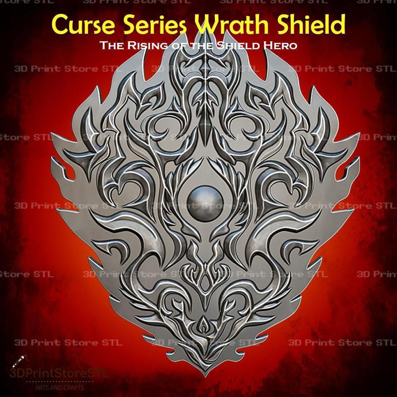 Curse Series Shield-The Rising of the Shield Hero – STL File