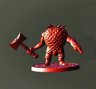 28mm Miniature Strawbarians !