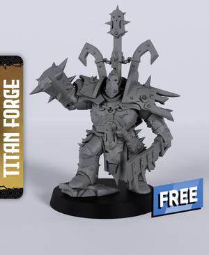 Armoured Champion – With Free Dragon Warhammer – 5e DnD Inspired for RPG and Wargamers