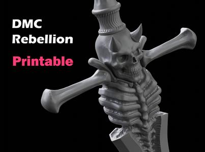 Devil May Cry – Rebellion Sword – Printable