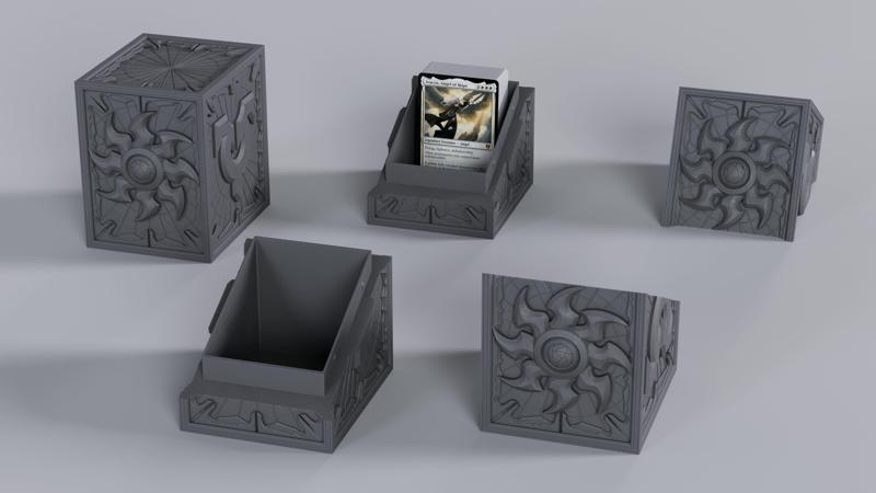 PLAINS  MTG COMMANDER DECK BOX 100 CARDS Color group