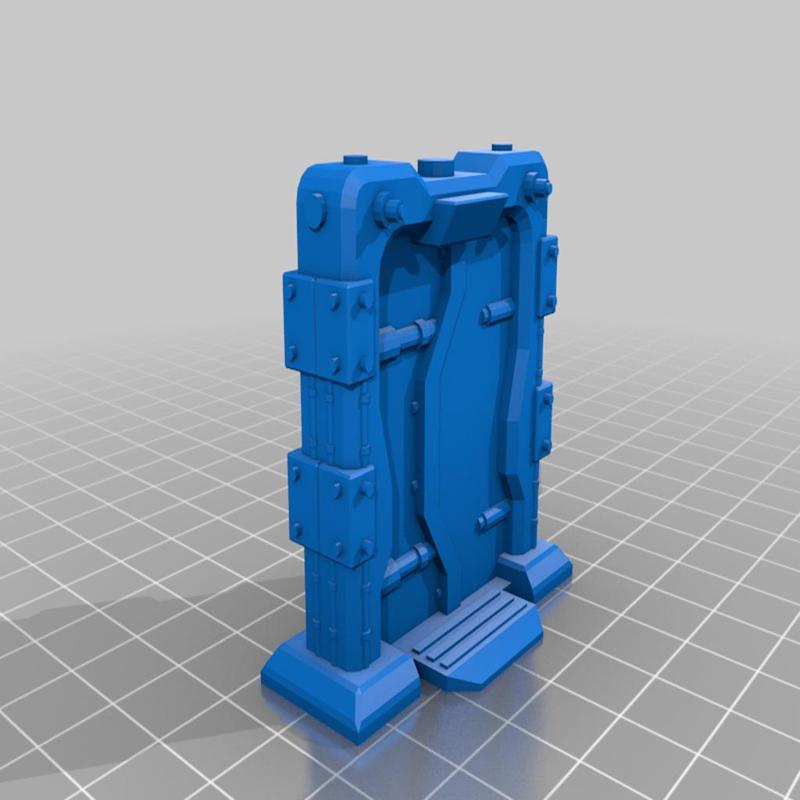 SciFi Metal Cargo Door