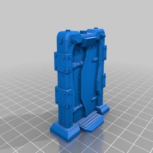 SciFi Metal Cargo Door