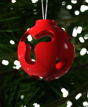 Christmas Ornament Snowflake Shells 001