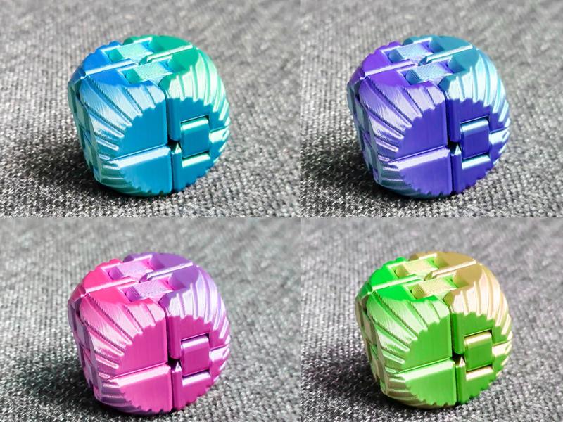 Round Infinity cube! Fidget print in place