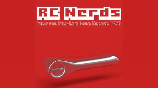 Rear window handle for Pro-Line 1973 Ford Bronco