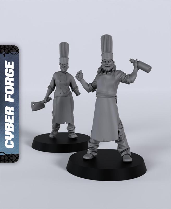 Hells Kitchen Civilians – With Free Cyberpunk – Sci-Fi Gift Ideas for RPG and Wargamer