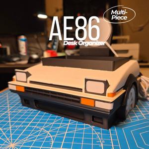 AE86-Inspired Desk Organizer | JDM Car Accessory for Workspaces