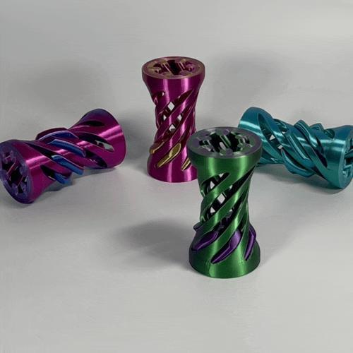 Helix Fidget Screw Flexible Toy Print in Place
