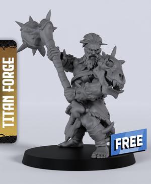 F Kairn Warmonger – With Free Dragon  – 5e DnD Inspired for RPG and Wargamers