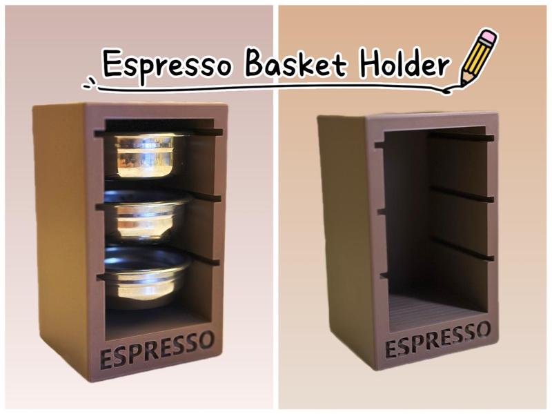 Espresso Basket Holder | 58mm | Espresso Portafilter Basket Storage Box