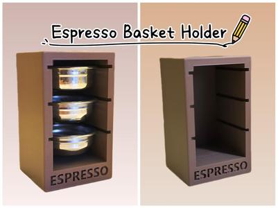 Espresso Basket Holder | 58mm | Espresso Portafilter Basket Storage Box