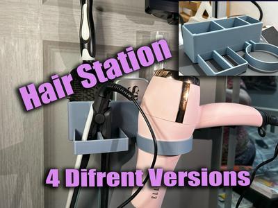 Hair Station with 4 styles