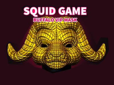 Squid Game Buffalo Vip Mask for Cosplay
