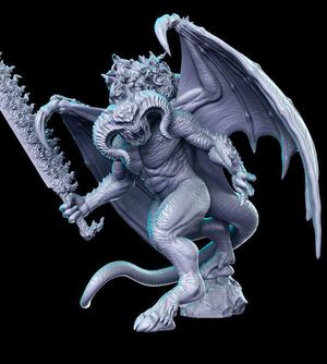 Moria Balrog Hobbit  Lord of the Rings LOTR 32mm Pre-supported