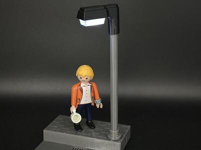 Angled LED Street Lamp
